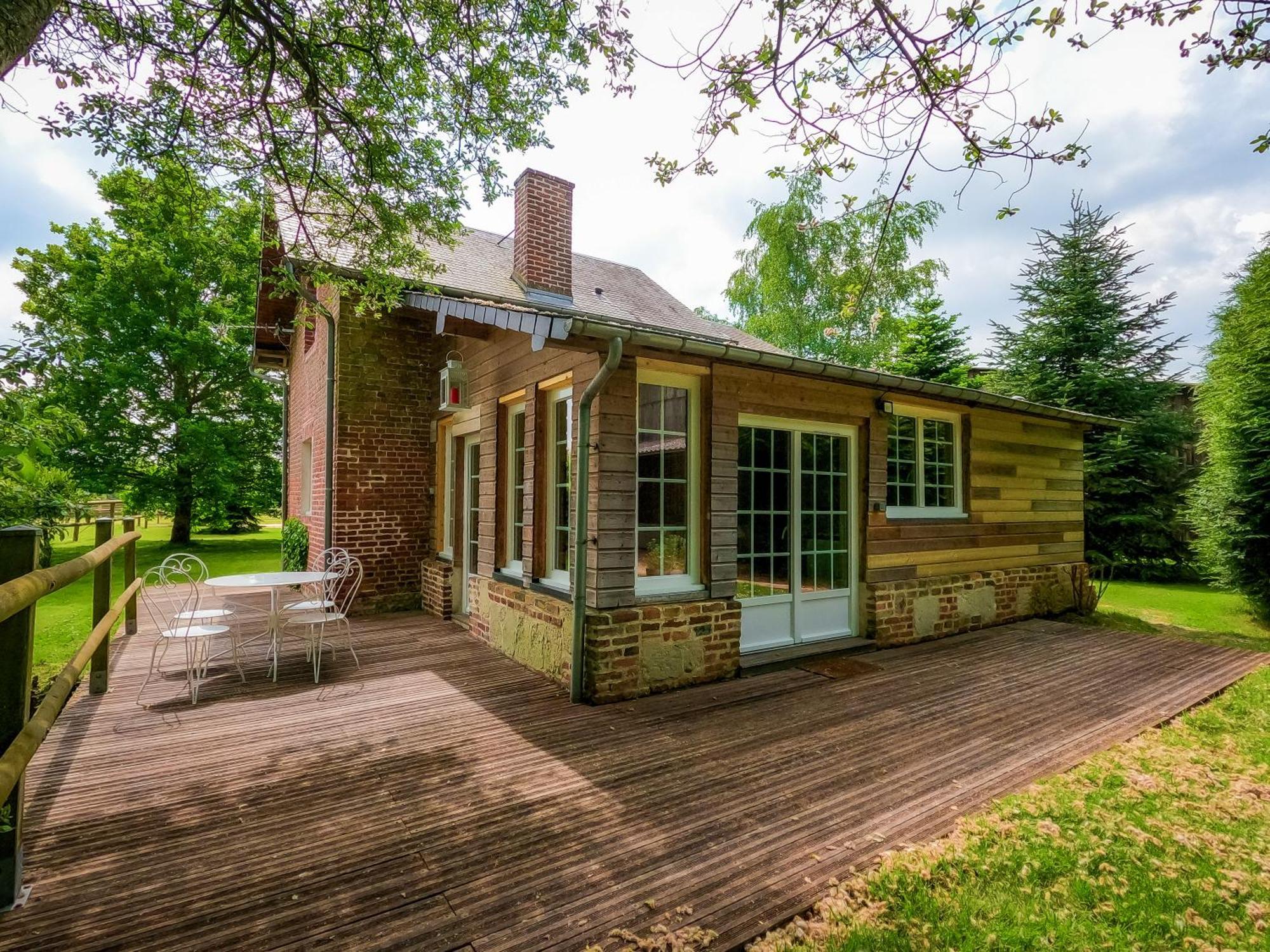 La Maison De L'Etang Manerbe Exterior foto